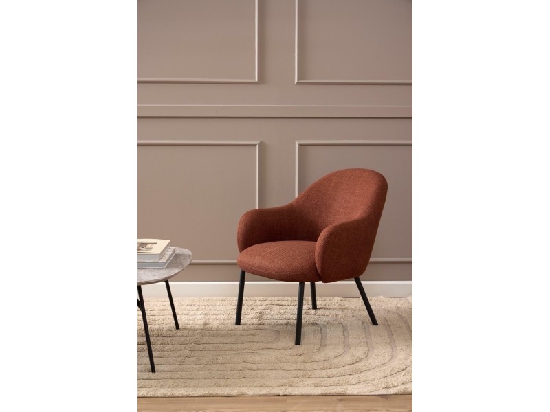 Fotel Spencer terakotowy Basel 44 - ACTONA